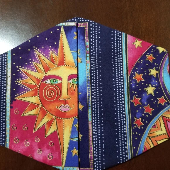 Handmade Laurel Burch Celestial Goddess Facemask - Picture 8 of 8